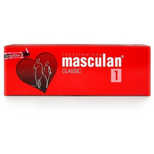 Нежные презервативы Masculan Classic 1 Sensitive 150 шт. презервативы masculan 1 classic sensitive 10 шт