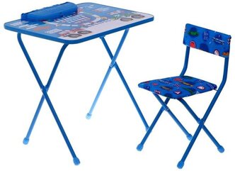 Комплект детской мебели «Познайка. Большие гонки», от 3х лет, мягкий стул, микс