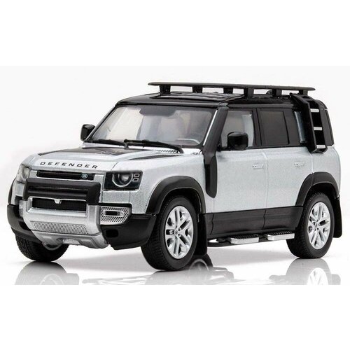 Модель Land Rover Defender 110 Explorer Pro, Indus Silver, 1:43 Scale