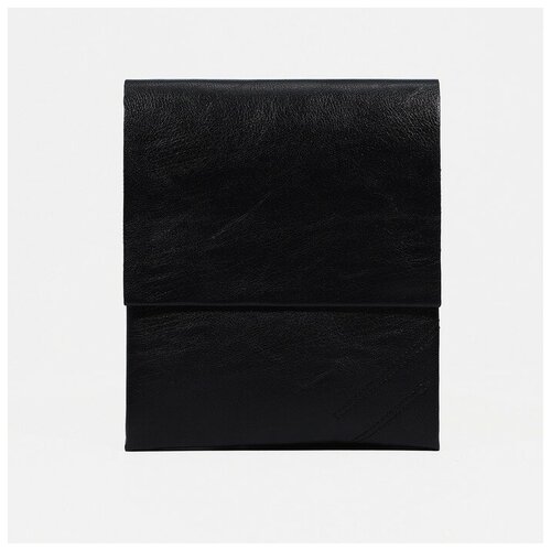 Сумка , черный мужская деловая сумка искусственная кожа плечевой ремень цвет черный