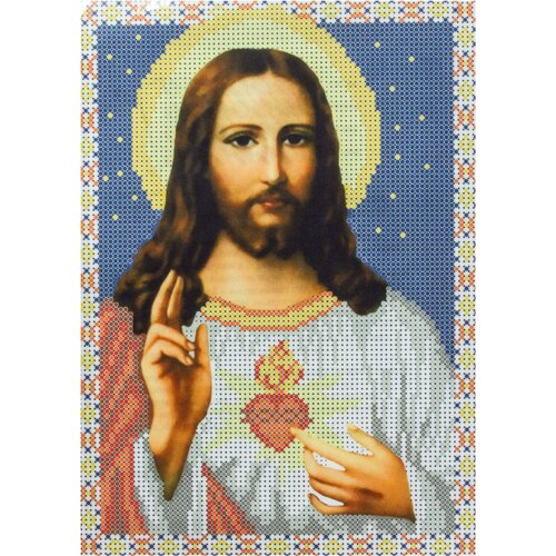Святое Сердце Иисуса Рисунок на ткани 18х25 Каролинка ткби 4032 18х25 Каролинка ткби 4032 рисунок на ткани каролинка святое сердце иисуса 13x17 5 см