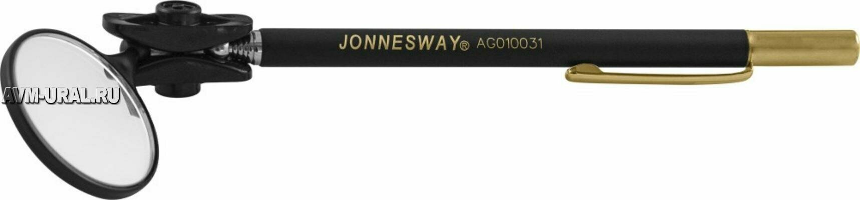 JONNESWAY AG010031 Зеркало на телескопической ручке круглое D=38 мм 50-92 мм c магнитом JW