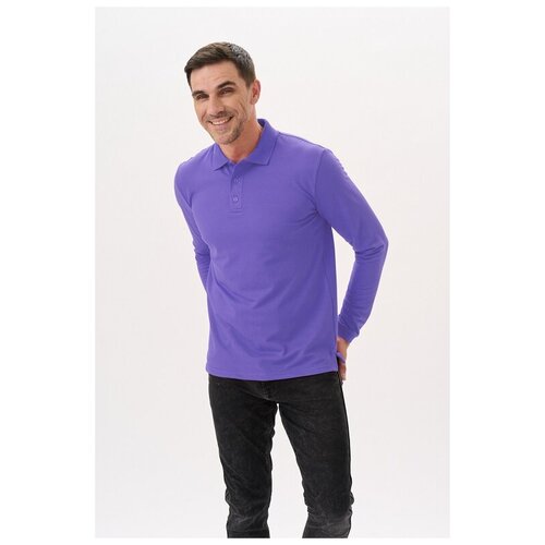 фото Поло uzcotton, размер 42-44\xs, фиолетовый