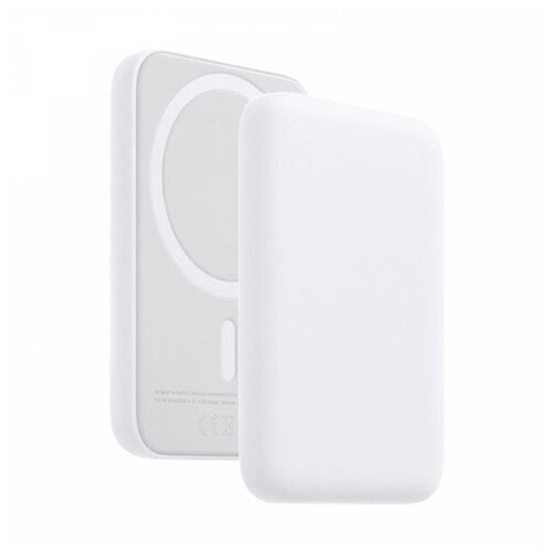 Внешний аккумулятор WiWU Snap Cube Magnetic Wireless Charger Power Bank 5000mAh White
