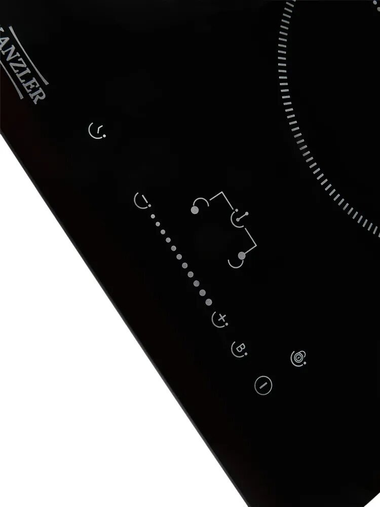 Индукционная керамическая панель Kanzler KI 013 S, чёрный - фотография № 3