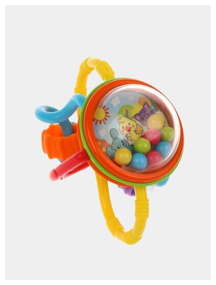 Развивающая игрушка погремушка для малышей Жирафики Лабиринт - фотография № 3