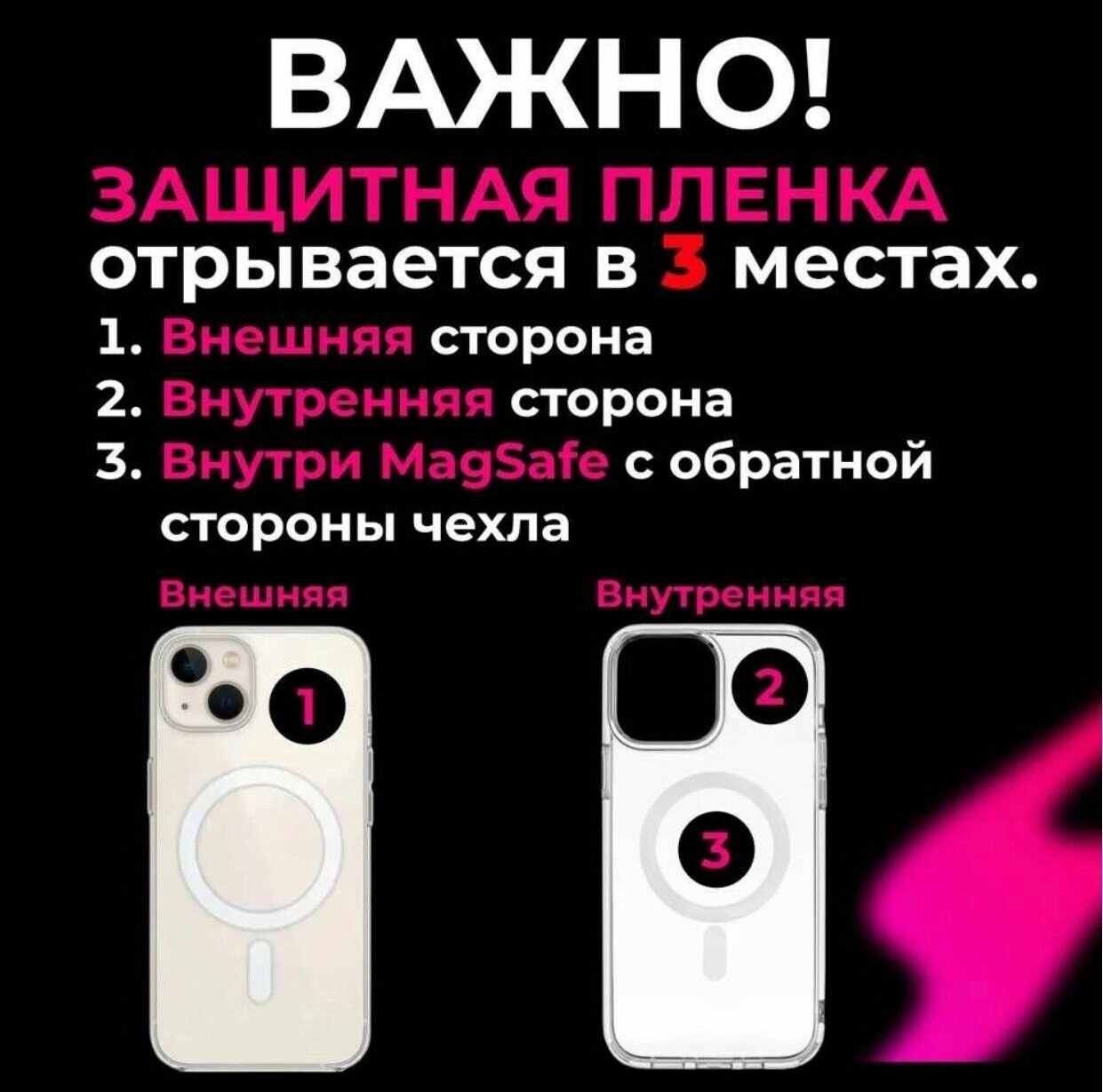 Чехол Premium для iPhone 13 ProMax MagSafe / Айфон 13 ПроМакс Магсейф / Силиконовый / Прозрачный