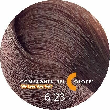 CDC 6/23 Темно-русый табакко стойкий краситель для волос 100 мл