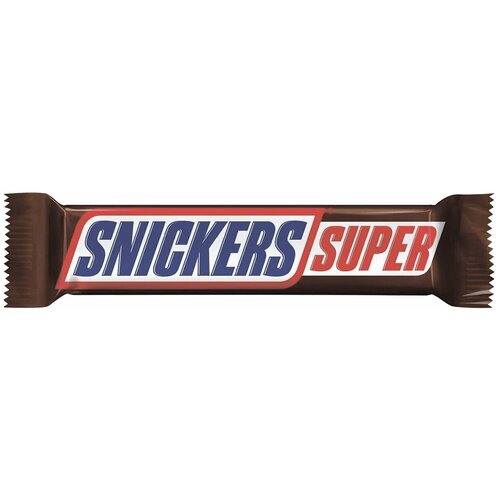 Шоколадный батончик Snickers Super 80г 1шт