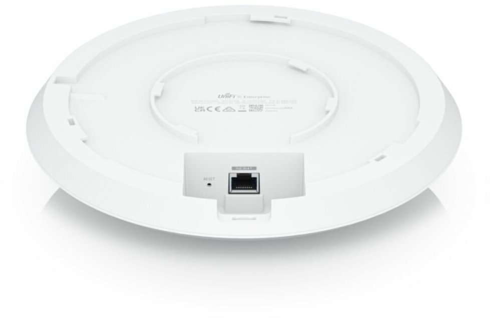 Точка беспроводного доступа Ubiquiti Access Point U6 Enterprise WiFi 6 support (2.4/5/6 GHz bands), 10.2 Gbps aggregate throughput rate, (1) 2.5GbE RJ45 port (PoE In)Powered with PoE+ (U6-Enterprise) - фото №3