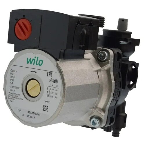 насос циркуляционный wilo ksl 15 5 3c 230v 50hz 82w крыльчатка 68 25 арт 39817820 39818450 0020027624 0020027644 5698260 Циркуляционный насос с Wilo KSL 15/5 - 3C в сборе с крышкой и воздухоотводчиком