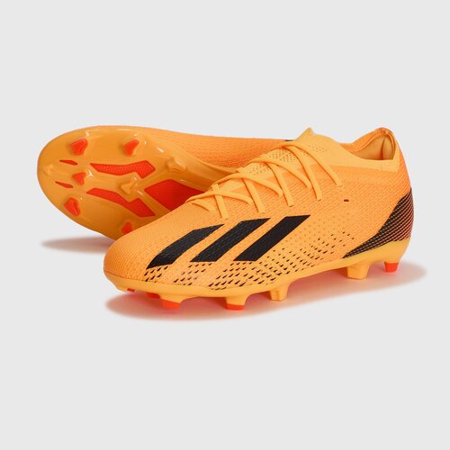 Бутсы adidas, футбольные, размер 4.5 UK (стопа 22.9 СМ), оранжевый