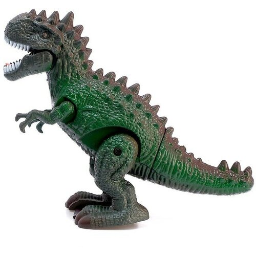 Динозавр Рекс работает от батареек, световые и звуковые эффекты, микс динозавр тираннозавр световые и звуковые эффекты работает от батареек микс