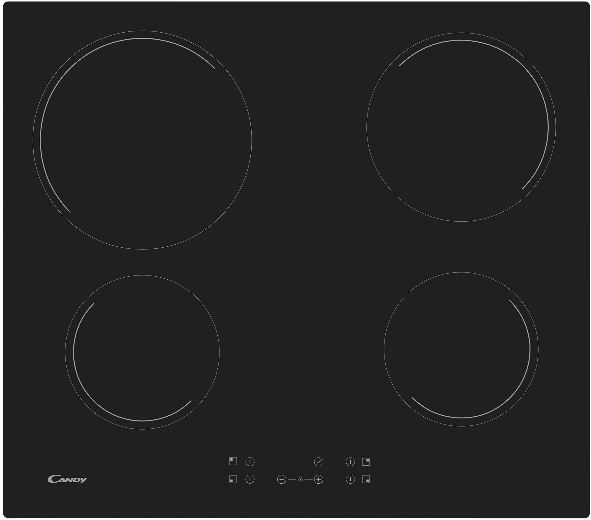 Электрическая варочная панель Candy CC64CH, черный