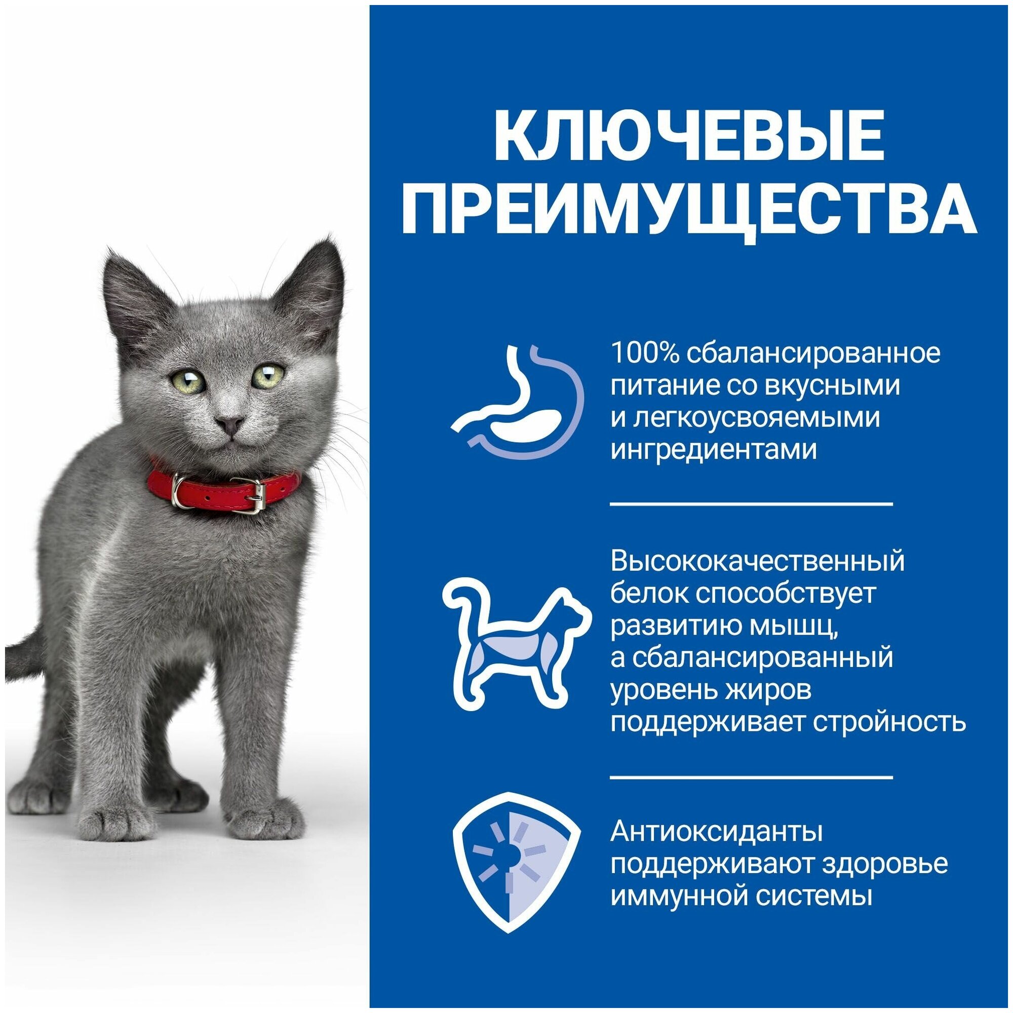 Hill's Science Plan Sterilised Kitten корм для стерилизованных котят (Курица, 3 кг.) - фото №11