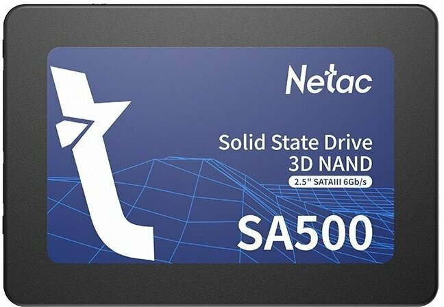 Твердотельный накопитель Netac 480 ГБ SATA NT01SA500-480-S3X
