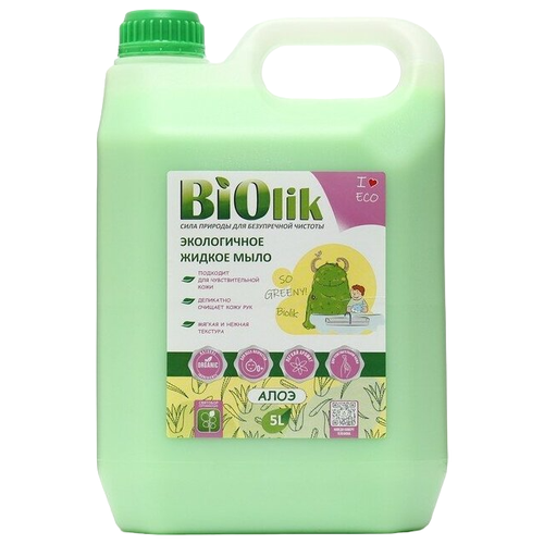 BioLik Мыло жидкое Экологичное алоэ вера, 5 л, 5 кг