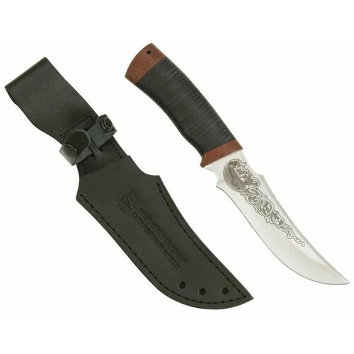 нож охотника шашлычный сталь 95x18 кожа текст Нож Сокол (сталь 95x18, кожа-текст.)