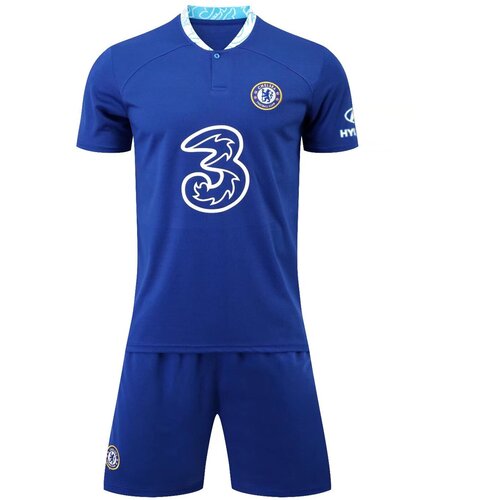 фото Форма футбольная, шорты и футболка, размер l, серый, синий insportx