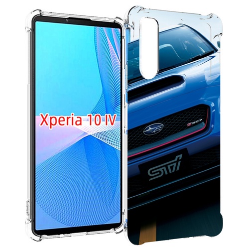 Чехол MyPads субару subaru 2 для Sony Xperia 10 IV (10-4) задняя-панель-накладка-бампер