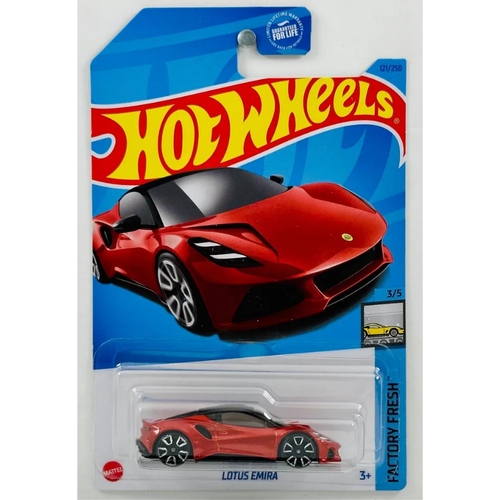 Hot Wheels Машинка базовой коллекции LOTUS EMIRA красная 5785/HKJ30