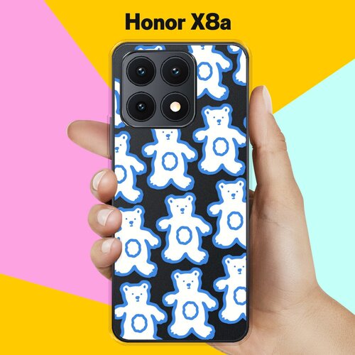 Силиконовый чехол на Honor X8a Мишки / для Хонор Икс8А