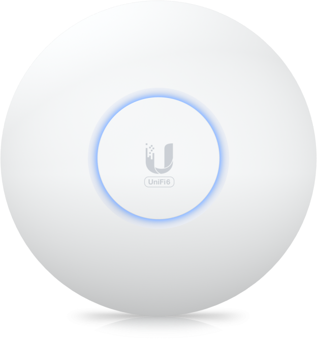 Точка доступа Ubiquiti UniFi 6+ AP , 1 порт GbE RJ45, диапазоны 2,4 и 5 ГГц, 802.11a/b/g/n/ac/ax - фото №1