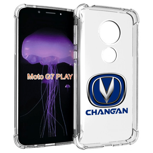 Чехол MyPads Changan-чанган мужской для Motorola Moto G7 Play задняя-панель-накладка-бампер