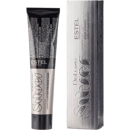 ESTEL De Luxe Silver крем-краска для седых волос, 5/7 светлый шатен коричневый, 60 мл