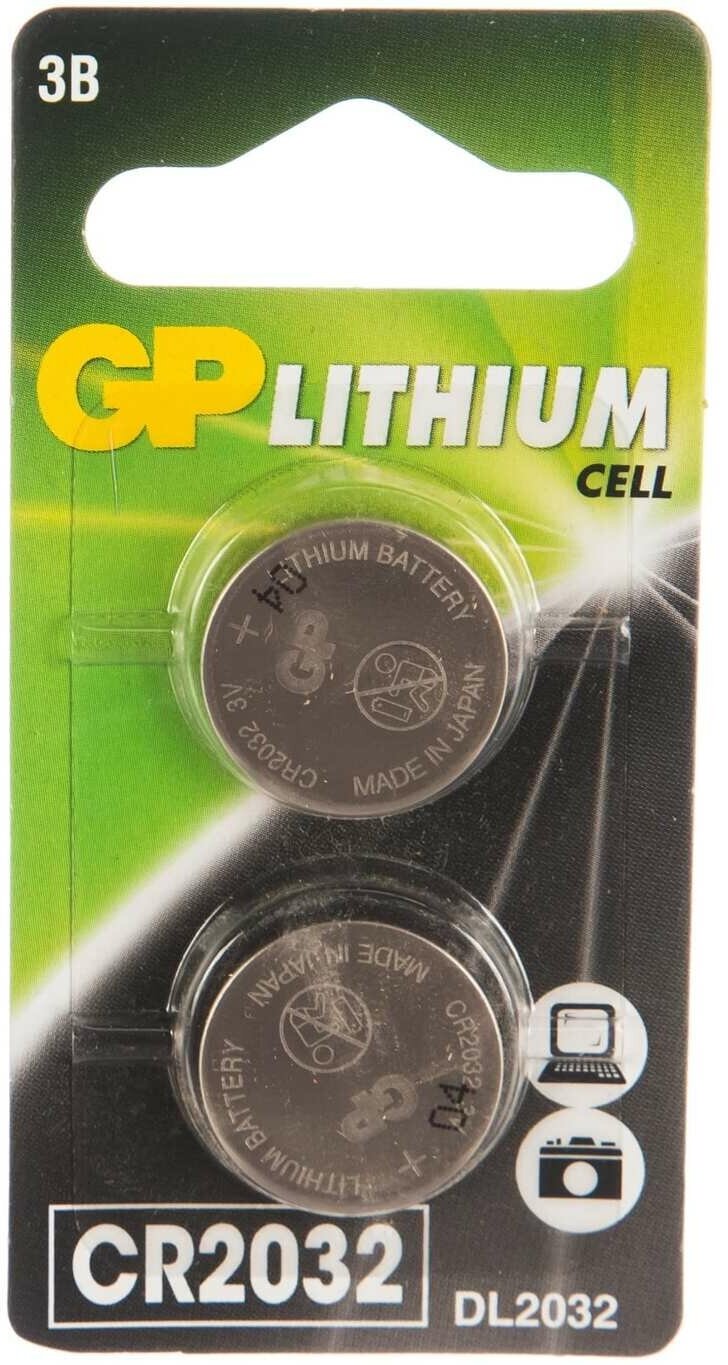 Батарейка GP Lithium Cell CR2032, в упаковке: 2 шт. - фотография № 13