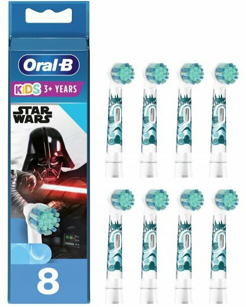 Насадки для зубной щетки Oral-B Kids EB10S Star Wars 8 шт - фотография № 3