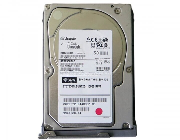 Жесткий диск Sun XRA-ST2CF-500G 500Gb 7200 SATAII 2,5" HDD