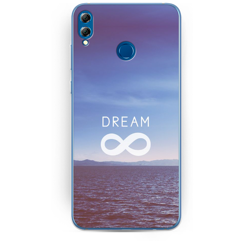 Силиконовый чехол на Honor 8X / Хонор 8Х Lream бесконечность