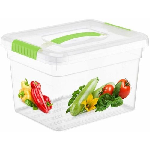 Ящик для хранения Deco 5л с ручкой Овощи FB3035-14