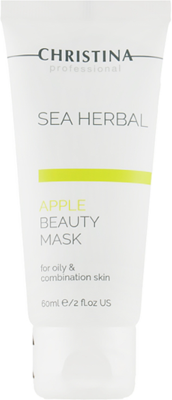 CHRISTINA Маска красоты яблочная для жирной и комбинированной кожи / Sea Herbal Beauty Mask Green Apple 60 мл