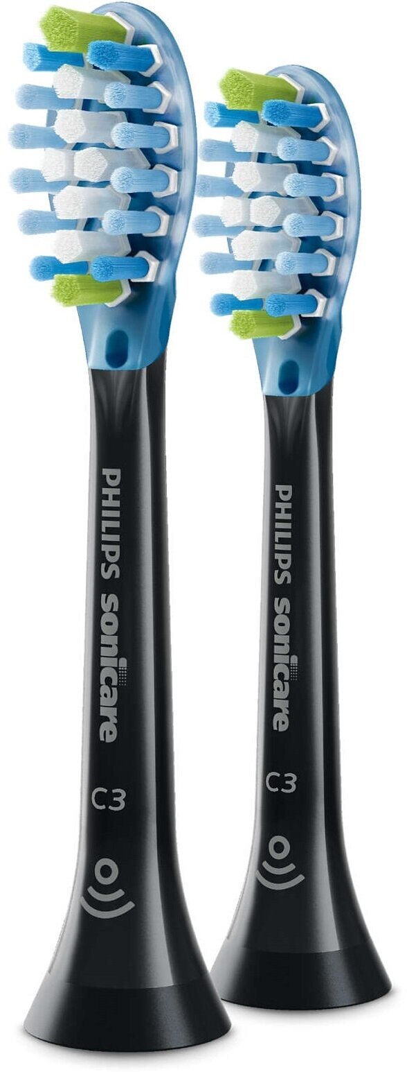 Сменные насадки для зубных щеток Philips Sonicare C3 Premium Plaque Defence, 2 шт. (HX9042/33) - фото №18