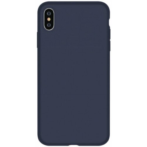 Чехол Devia для iPhone XS Max Nature Series Silicone Case синий силикон