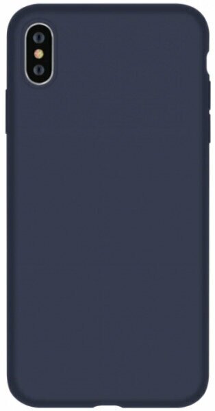 Чехол Devia для iPhone XS Max Nature Series Silicone Case синий силикон