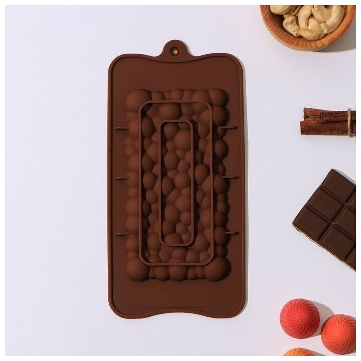 Форма для шоколада «Воздушный», 21×10,1×1 см. (термостойкая) - фотография № 11