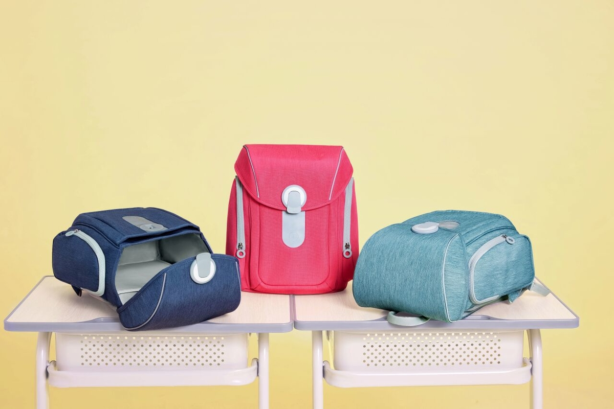 Рюкзак (школьная сумка) NINETYGO smart school bag голубой - фото №5