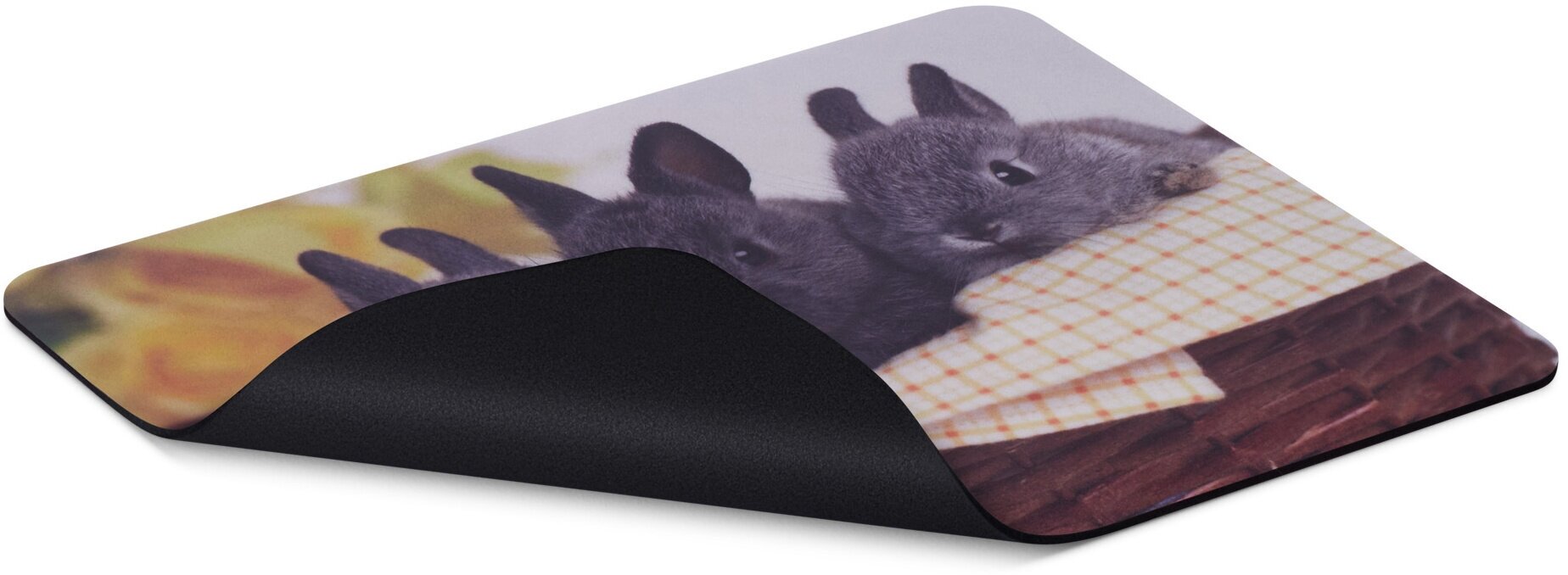 Коврик для мыши BURO рисунок/кролики - фото №3