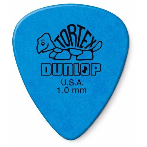 418R1.0 Tortex Standard Медиаторы 72шт, толщина 1,0мм, Dunlop