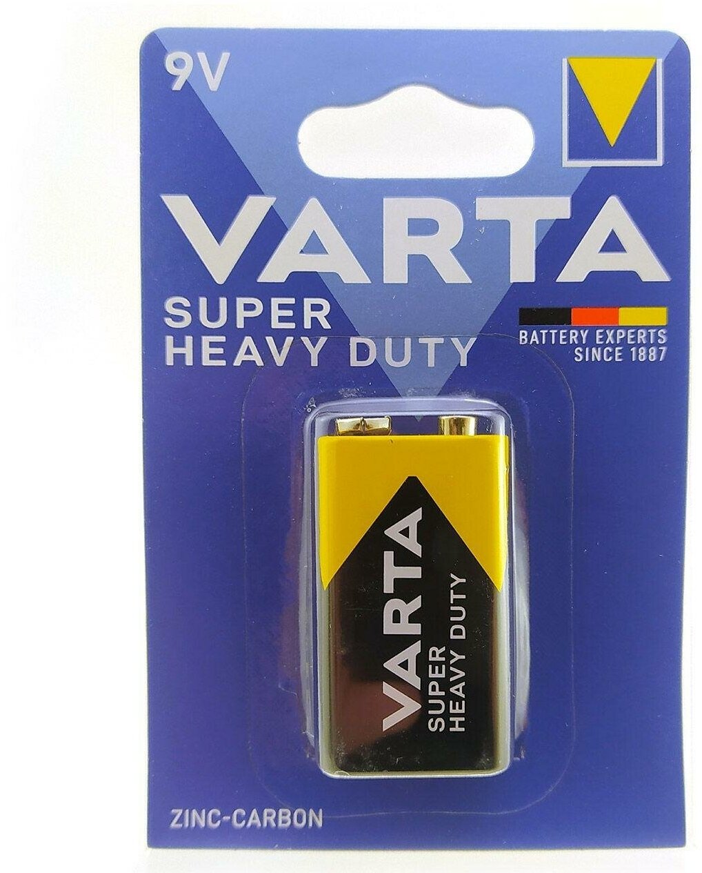 Батарейка Varta Крона 9v 6F22 Super Heavy Duty BL1 , 1шт.