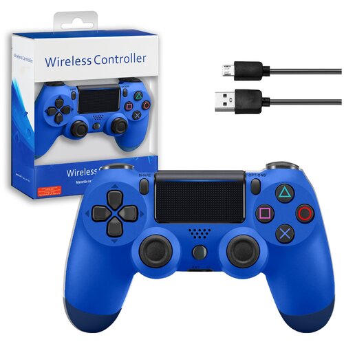 Беспроводной джойстик Геймпад WIRELESS CONTROLLER для пк телефона джойстикBLUEсиний 122500₽