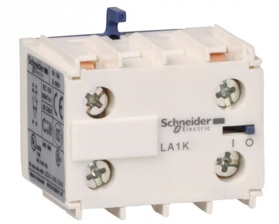 Schneider Electric Contactors K Telemecanique Контакт дополнительный фронтальный 2НО для контакторо серии К, Schneider Electric, арт. LA1KN20