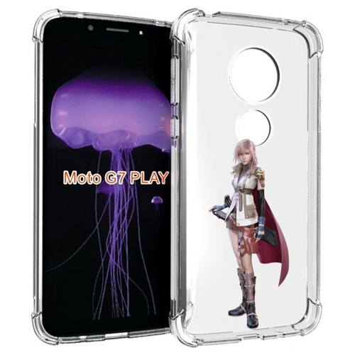 Чехол MyPads Final-Fantasy для Motorola Moto G7 Play задняя-панель-накладка-бампер чехол mypads final fantasy 2 для motorola moto g7 play задняя панель накладка бампер