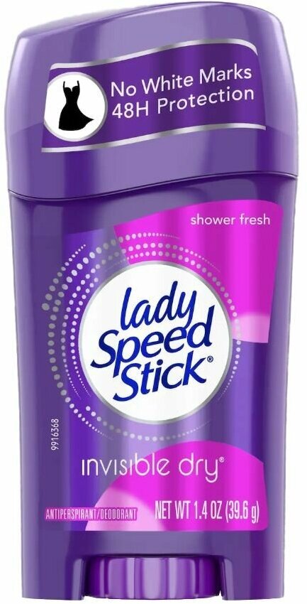 Дезодорант-антиперспирант Lady Speed Stick Shower Fresh, стик, 39,6 гр