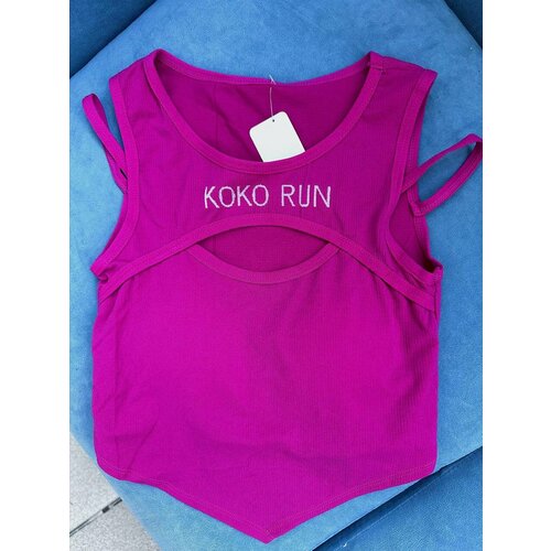 Топ размер единый, фуксия