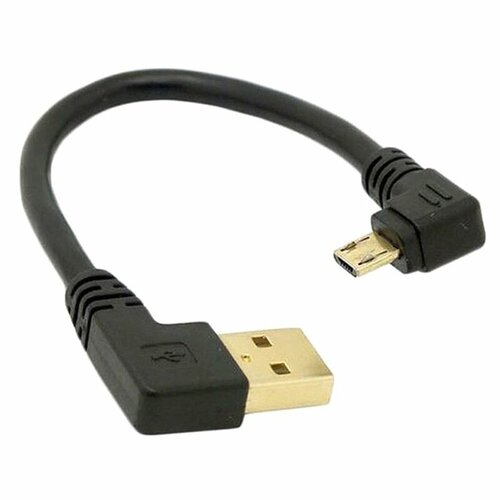 Удлинитель Micro USB M F GCR 50см для смартфона планшета черный провод micro usb