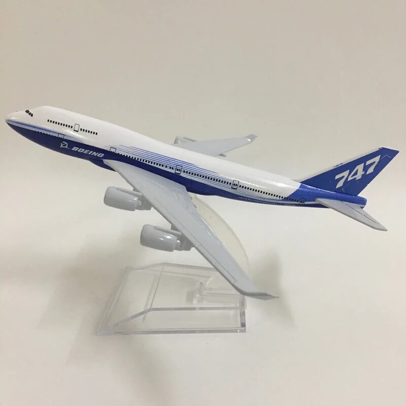 Металлический самолет JASON TUTU Boeing 747 1:300
